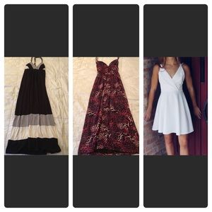 Bundle 3 dress. Victoria Secret, Charlotte Russe S